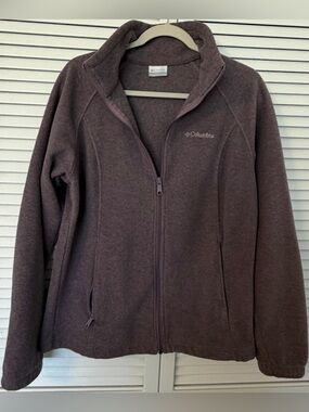 Columbia Full-Zip Fleece Jacket - Plum